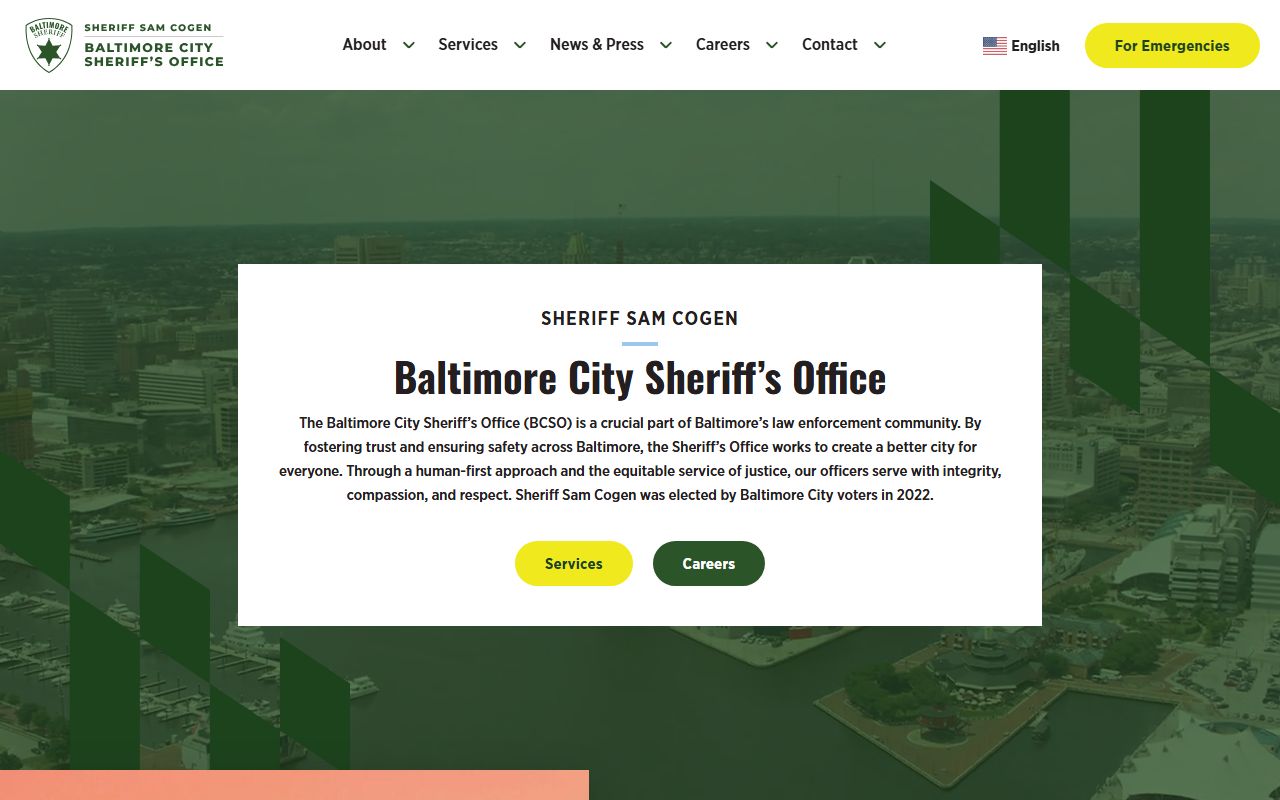 Baltimore City warrant records Baltimore City Sheriff's Office homepage